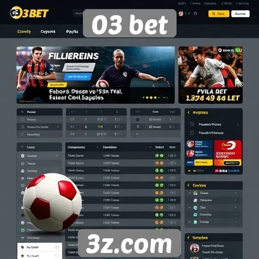 Funcionalidades do site 03 bet para apostadores